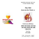 Uỷ ban Thánh nhạc: Thư mời tham dự Đêm Thánh ca “Năm Gia Đình”