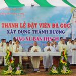 Thánh lễ đặt viên đá góc xây dựng nhà thờ giáo xứ Bàn Thạch