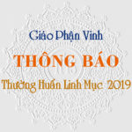 Hội đồng Linh mục Gp Vinh: Thông báo khóa thường huấn linh mục – 2019