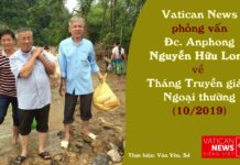 Vatican News phỏng vấn Đức cha Anphong Nguyễn Hữu Long về Tháng Truyền giáo Ngoại thường