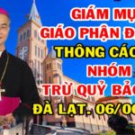 Thông cáo của Tòa Giám mục Đà Lạt về “Nhóm trừ quỷ Bảo Lộc”