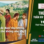 GPVO – Thánh lễ trực tuyến ngày 8-7-2021: Thứ Năm tuần XIV thường niên, lúc 19g30