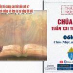 GPVO – Thánh lễ trực tuyến ngày 22-8-2021: Chúa nhật XXI thường niên B, lúc 6g00