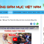 Thông báo tin giả: “Bất ngờ Tòa Thánh lên tiếng tình hình cha Antôn Đặng Hữu Nam”