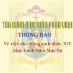 TGM Giáo phận Vinh: Thông báo về việc các chủng sinh khóa XIV thực hành Năm Mục Vụ