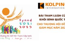 Bài tham luận của Khôi Bình Quốc Tế cho Thượng Hội đồng Giám mục năm 2023