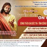 Dòng Thừa sai Đức tin: Chương trình tuyển sinh 2024