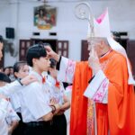 Thánh lễ ban bí tích Thêm sức tại giáo xứ Cự Tân