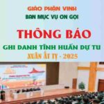 Thông báo: Về ngày tĩnh huấn dự tu Xuân 2025