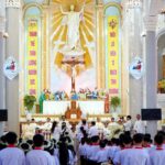 Giáo xứ Mành Sơn: Thánh lễ ban bí tích Thêm Sức trong tuần chầu lượt