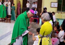 Khánh Nhật Truyền Giáo 2025 – Đức Giám mục Anphong đến với các cộng đoàn nhỏ vùng Tây Bắc Giáo phận