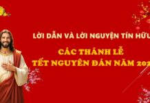 Lời dẫn lễ và lời nguyện tín hữu các thánh lễ Tết Nguyên Đán năm 2026